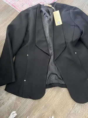 NWT Kate Kasin‎ medium black blazer thumbnail 3