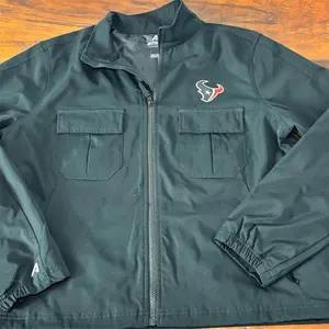 Antigua Women's‎ Houston Texans Black Full-Zip Jacket Size L thumbnail 1