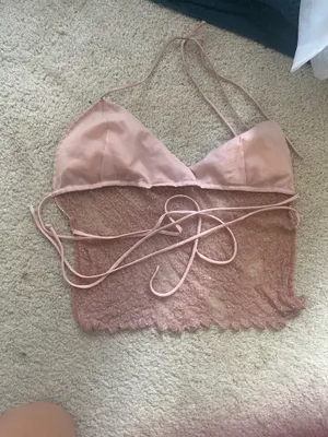 Bebe sparkly backless top thumbnail 2