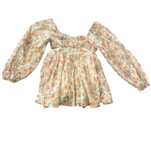 Vici Floral Puff Sleeve Dress 100% Cotton‎ Size S thumbnail 8