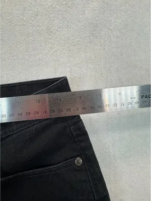 Lee Classic Fit at the Waist Women’s Black Straight Leg Jeans 28x28 thumbnail 2