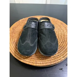 Earth Spirit Womens Gelron Cushion Black Suede Leather Mules Clogs Size 9.5 thumbnail 2