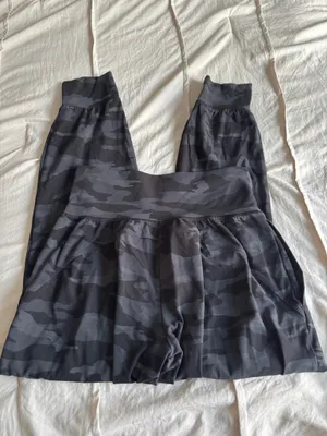Black Camo Athleta Joggers  thumbnail 2