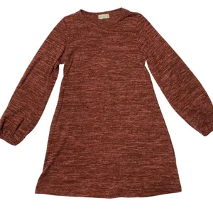 Altar'd State Balloon‎ Sleeve A-Line Sweater Dress Heathered Oranges Medium thumbnail 1