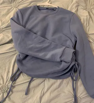 Drawstring Sweatshirt Crew Neck thumbnail 1