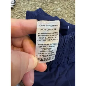 Hill House The Livie Shorts size XL Elasticated Smocked Waistband Pull On Blue thumbnail 7