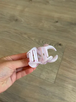 Purple Flower Claw Clip thumbnail 3