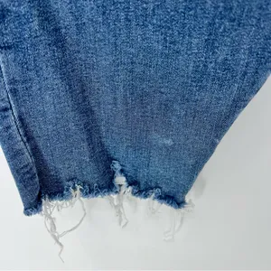 Levi’s Premium Wedgie Skinny Jeans 18W High Rise Distressed Raw Hem Blue thumbnail 6