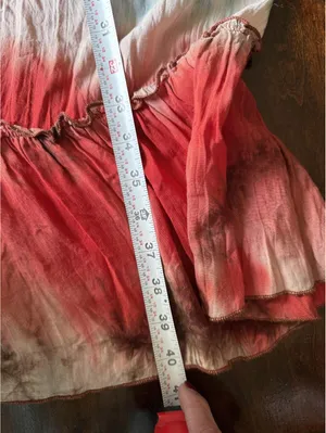 Bohemian Tie-Dye Halter Maxi Dress with Smocked Bodice thumbnail 9