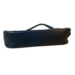 Coach Vintage Y2K Black Leather Hamptons Saddle Bag thumbnail 5