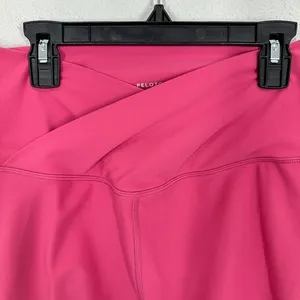 Peloton High Waisted Biker‎ Shorts Pink Size M Workout Athletic Spinning Cycling thumbnail 4