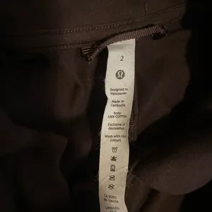 Lululemon Heavyweight Cotton Short-Sleeve Polo Shirt T-Shirt in Espresso thumbnail 3