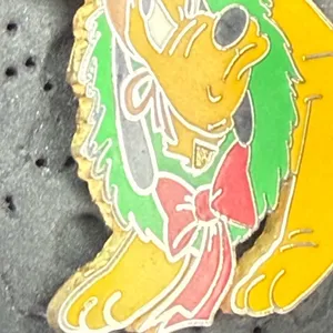 Disney parks Pluto reindeer antlers LR Christmas Holiday trading pin VTG thumbnail 3