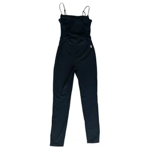 Free People Movement Women’s Lace Me Up Black Lace Twist Front Leotard Jumpsuit thumbnail 2