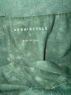 Aeropostale Seamless Acid Wash Biker Shorts Green Size Small thumbnail 3