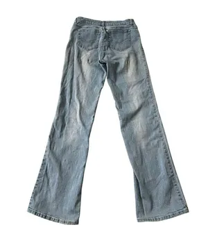 Cache Blue Embellished Bedazzled Rhinestones Beaded Flare Jeans Women 4 | 65-4 thumbnail 2