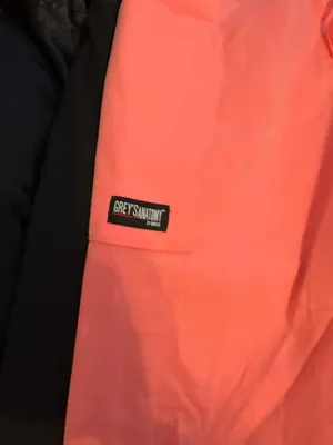 hot pink greys anatomy scrub pants thumbnail 2