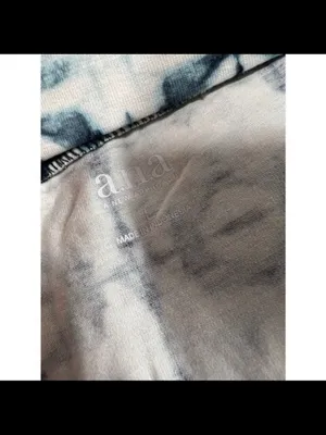 Ana‎ large Maxi Tie-Dye Geometric Print Skirt - Navy/White thumbnail 2