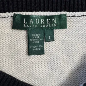 Lauren Ralph Lauren Striped‎ Boat Neck Long Sleeve Top Women SM Nautical Coastal thumbnail 6