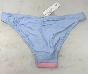 PilyQ Multicolor Pebble Blue Pink Color Block Full Swim Bottom thumbnail 2