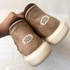 Hey Dude NWT No Box Brown Snake Branson Slip On Moccasin Boots 9 Women thumbnail 6