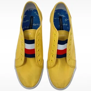 Tommy Hilfiger “Anni” Yellow Slip-On Sneaker Women’s Size 10M Preppy Designer thumbnail 3