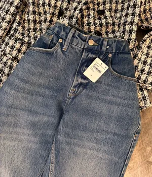 Good American NWT 90s Icon Straight Leg Blue Jeans Blue Size 2/26 thumbnail 4