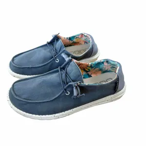 Hey Dude Wendy Blue Slip On Shoes Sz 8 thumbnail 3