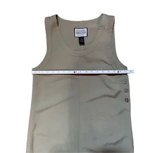 Vintage Directives Olive‎ green sleeveless maxi dress lyocell sz S thumbnail 6