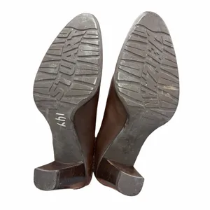 Stuart Weitzman Brown Leather Woven Boots thumbnail 6
