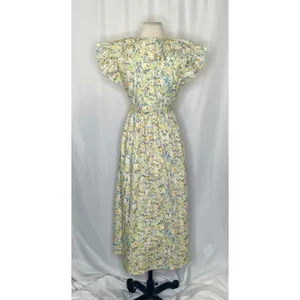 O.P.T. Kate Floral Ruffled Midi Dress One Pretty Time Pockets Ruffles‎ Small thumbnail 10