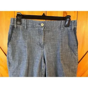 Talbots Blue Jean Capri size 4 (2580)￼ thumbnail 2