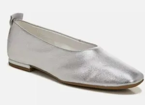 NEW Franco Sarto Women's Vana Snip Toe Ballet Flats Color:Silver SZ-9 thumbnail 5