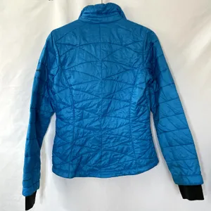 Columbia blue puffer coat omni-heat thermal comfort women's size small‎ winter thumbnail 10