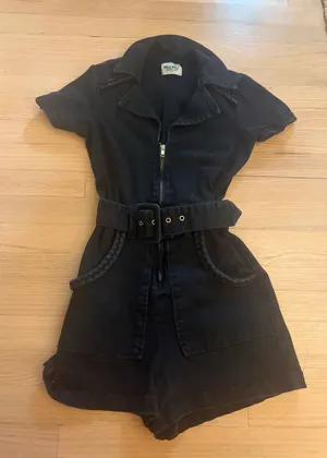 Show Me Your Mumu Denim Romper thumbnail 1