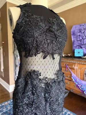 Lace Dress Black Size M thumbnail 3