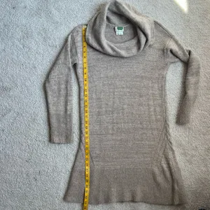 Anthropologie Cowl Neck Sonoran Sweater Dress Wool Blend Small thumbnail 6