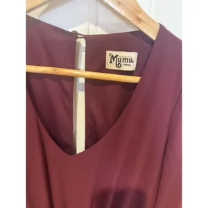 Show Me Your Mumu Dress Womens Small Burgundy Wine Long Emily Maxi Bridesmaid thumbnail 4