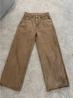 SheIn Brown denim jeans thumbnail 1