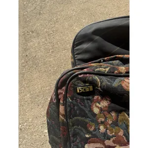 Lexil Travelware Tapestry Rolling Luggage Suitcase Floral 20" L 23" W thumbnail 4