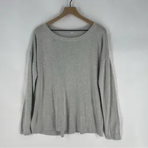 Lululemon Well‎ Being Sweater Heathered Vapor Dolman Sleeve Perforated Back thumbnail 3