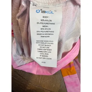 IBKUL NWT Amy Print Adjustable Length Long‎ Sleeve Polo Hot Pink Orange Peel XS thumbnail 7