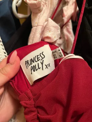 Princess Polly Burgundy Mini Dress thumbnail 4
