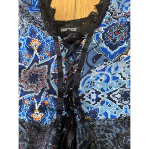 The Pyramid Collection‎ Midi Dress Women Size Small Boho Hippie Lace Art To Wear thumbnail 6