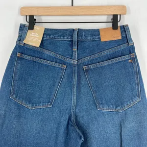 Madewell Baggy Straight Jeans Womens 28 Blue Denim Cotton Stretch High‎ Rise thumbnail 5