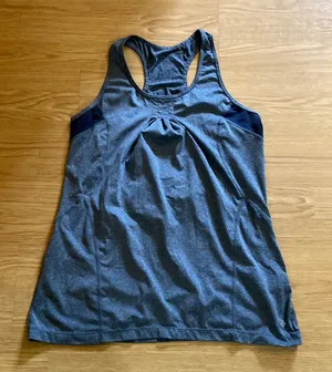 Grey/black racerback tank Gray Size M thumbnail 1