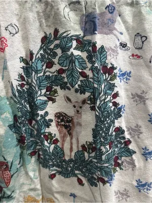Anthropologie E by Eloise Woodland Animal Pajama Pants – Size XS thumbnail 3