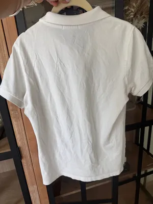 Burberry polo shirt short sleeve top collar cotton plaid trim embroidered logo thumbnail 6