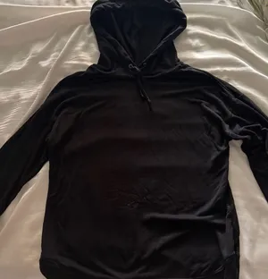 Lightweight Black Hoodie thumbnail 1