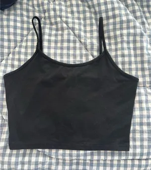 Romwe Black Tank thumbnail 1